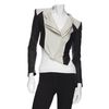 Helmut Lang  Ramie Combo Crop Jacket in Black (020) - Lyst