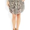 Isabel Marant Vutti Printed Silkgeorgette Skirt in Red (multicolored) - Lyst
