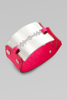 McQ by Alexander McQueen Leather Razor Cuff Bracelet - Lyst