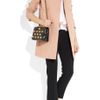 Miu Miu Doublebreasted Cottongabardine Coat in Pink (blush) - Lyst