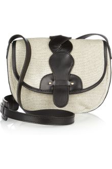 See By Chloé Twirl Canvas and Leather Shoulder Bag - Lyst