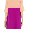 Sonia By Sonia Rykiel Colorblock Cutout Silk Dress in Multicolor (pink) - Lyst
