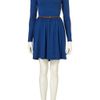 Topshop Jersey Skater Belt Dress By Rare** in Blue - Lyst