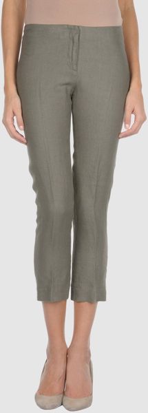 Aspesi 3 4 Length Shorts in Green - Lyst