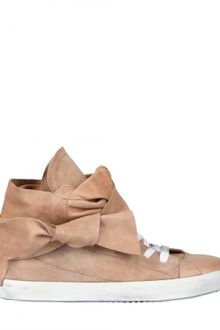 Cinzia Araia Suede Lace Around High Sneakers - Lyst