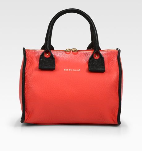 See By Chlo April Duffle Bag in Red