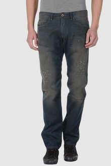 Diesel Black Gold Denim Trousers - Lyst