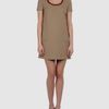 Jucca Short Dress in Beige (khaki) - Lyst