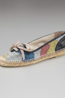 Marc By Marc Jacobs Printed Espadrille Flat - Lyst
