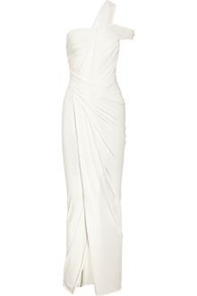 Donna Karan New York Draped Stretch Crepe-jersey Gown - Lyst