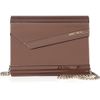 Jimmy Choo Candy Mirrored Acrylic Clutch in Gold (bronze) - Lyst