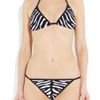 Michael Kors ZebraPrint Triangle Halterneck Bikini in Black (zebra) - Lyst