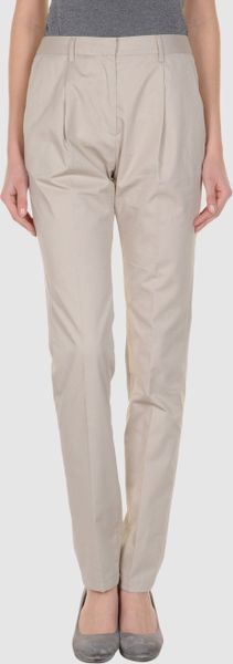 Vionnet Formal Trouser in Beige - Lyst