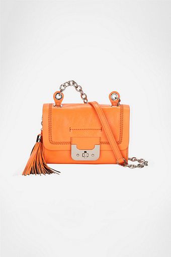 Diane Von Furstenberg Mini Harper Bag Neon Leather - Lyst