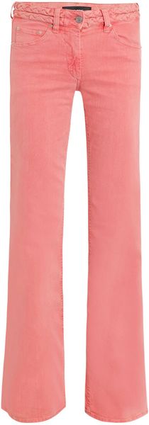 Isabel Marant Leon Flared Jeans in Pink (rose) - Lyst