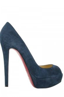 Christian Louboutin 140mm Banana Suede Open Toe Pumps - Lyst