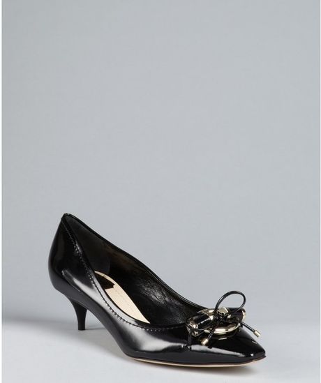 dior heels with bow