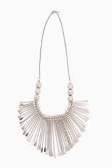 Nasty Gal Aztec Fringe Necklace - Lyst