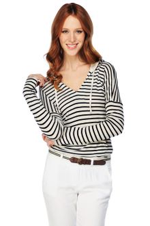 Splendid Venice Thermal Hoodie Top - Lyst