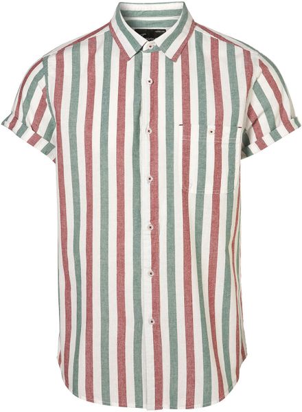 topman multi coloured shirt