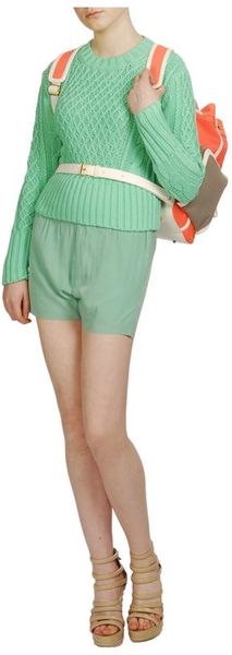  Bacall Crepe Satin Track Shorts 