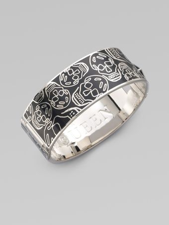 Alexander McQueen Medium Skull Cuff Bracelet - Lyst