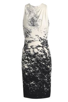 Antonio Berardi Pixel Printed Crepe Dress - Lyst