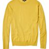 A.p.c. Mustard Fine Merino Crew Knit in Yellow for Men (mustard) - Lyst