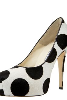 B Brian Atwood Maniac Polka-dot Platform Pump - Lyst