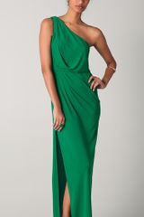 BCBGMAXAZRIA Snejana One Shoulder Gown