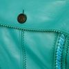 Burberry Prorsum Brogue Leather Trench Coat in Blue (malachite) - Lyst