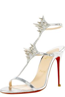 Christian Louboutin Lady Max Spike T-strap Sandal - Lyst
