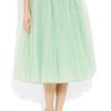 D&g Layered Tulle Midi Skirt in Green (mint) - Lyst