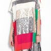 Dkny Short Sleeve Sequin Shift Dress in Multicolor (multicoloured) - Lyst