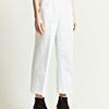 Dries Van Noten Womens Pollux Highwaisted Trousers in White - Lyst