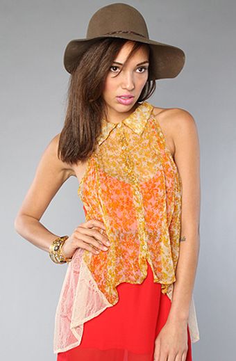 Free People The Capelet Blouse - Lyst