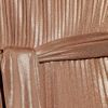 Halston Heritage Pleated Lamé Maxi Dress in Beige (nude) - Lyst