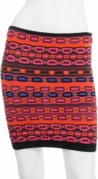  Stripe Dot Skirt 