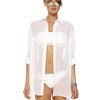 Michael Kors Sheer Crystal Coverup in White - Lyst