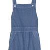 Mih Jeans Shortie Linenblend Dungarees in Blue - Lyst