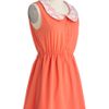 Modcloth Divine Melon Dress in Red (cream) - Lyst