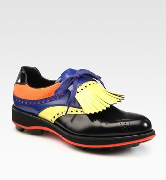 Prada Multicolored Saddle Shoe - Lyst