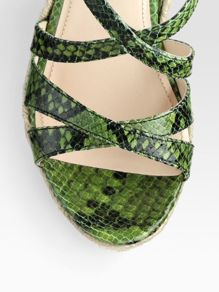 prada leather flatform espadrille slingbacks sandals