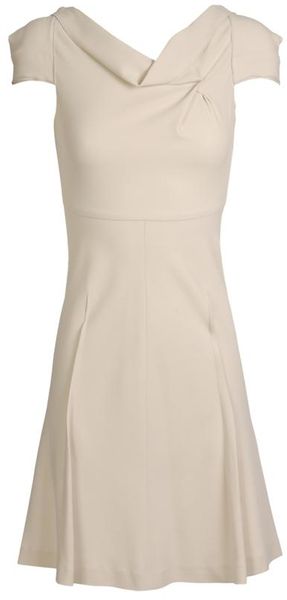 Roland Mouret Losberne Stretch Crepe Dress - Lyst
