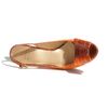 Stuart Weitzman Bowrey Pump in Orange (orange ayers nappa) - Lyst
