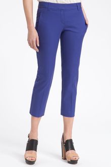 Theory Yanette - C. Bistretch Cropped Straight Leg Pants - Lyst