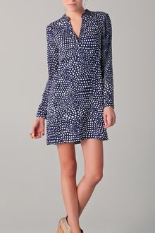 Tibi Polka Dot Shirt Dress - Lyst