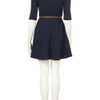 Topshop Pocket Ponti Skater Dress  in Blue (navy blue) - Lyst