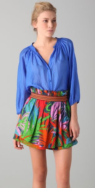 Tucker The Blouse in Blue - Lyst