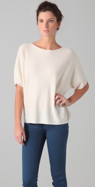 Vince Boxy Pullover Cashmere Sweater - Lyst